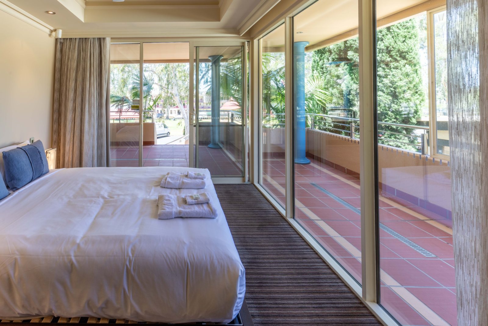 large windows to bring in the views