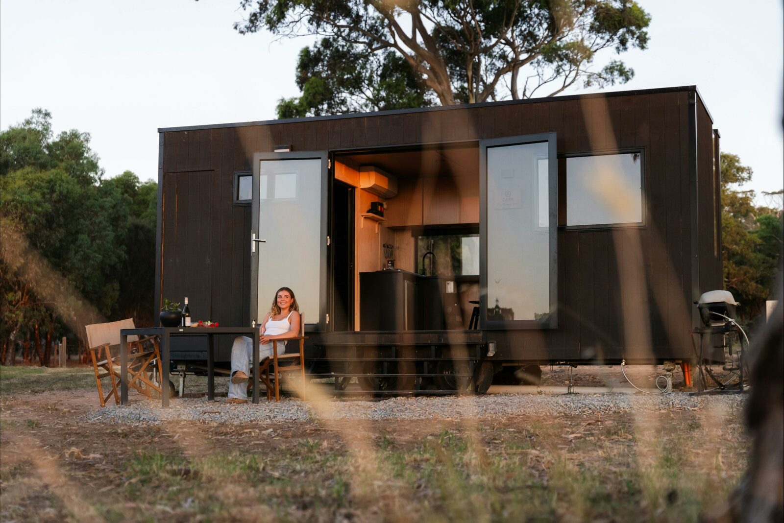 Sunset drinks at CABN Georgia McLaren Vale