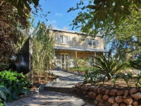 The two bedroom suites are located on the top floor.