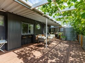 outdoor dining area