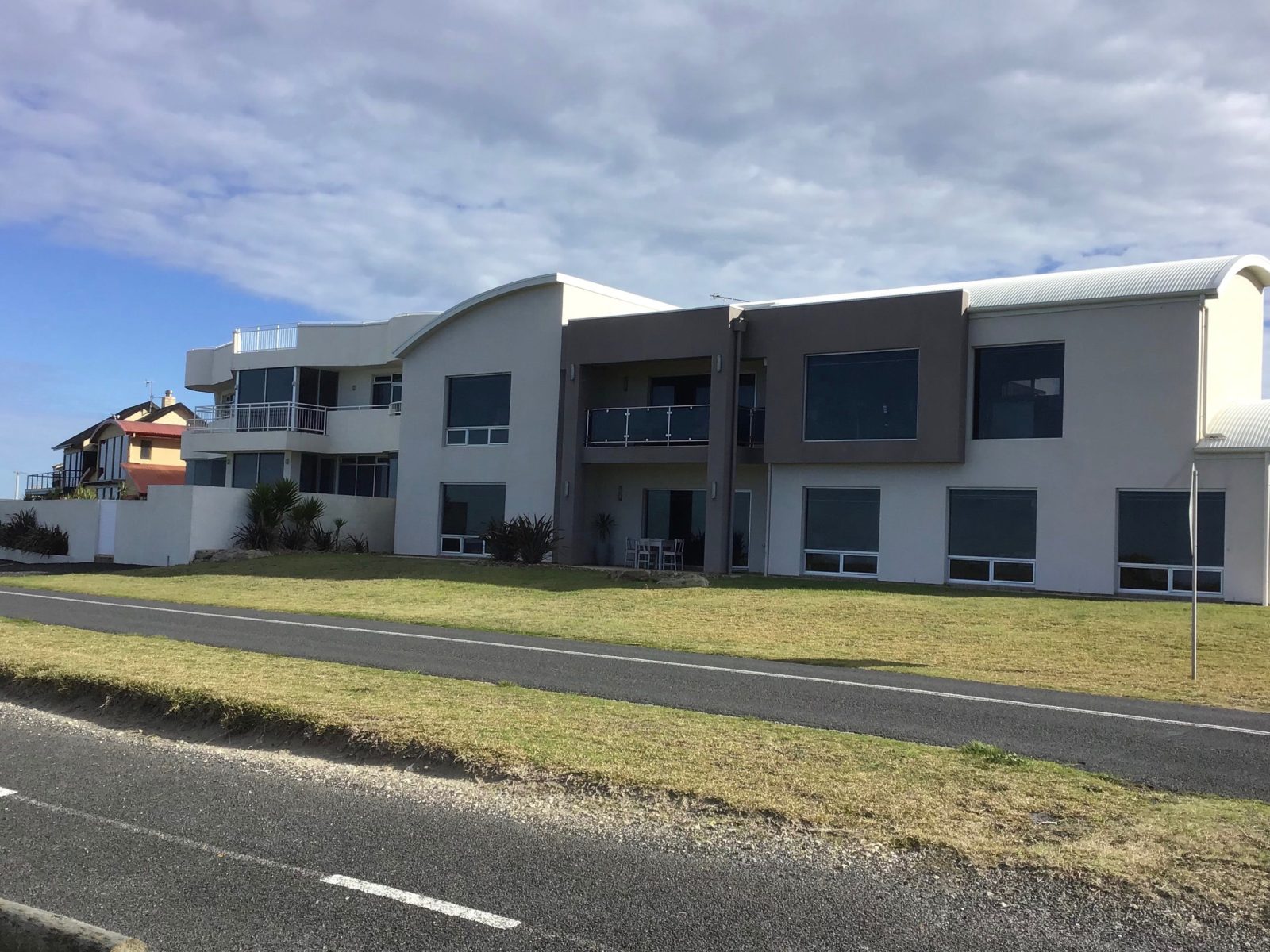 This side of the house faces the ocean