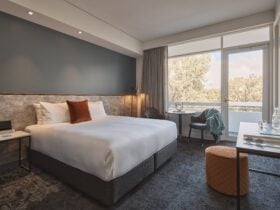 King Bed Room with Park View