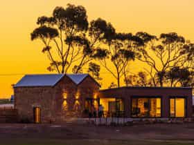 evening view of the front of the accommodation