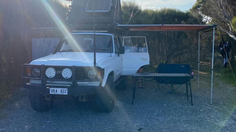 Marion Bay Bush Camping