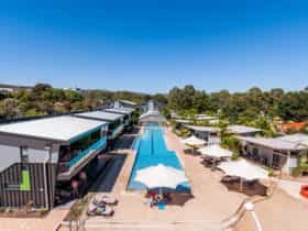 Luxury poolside accommodation
