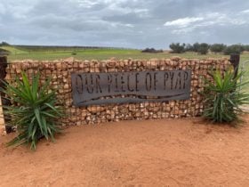 Entrance Sign to Our Piece Of Pyap