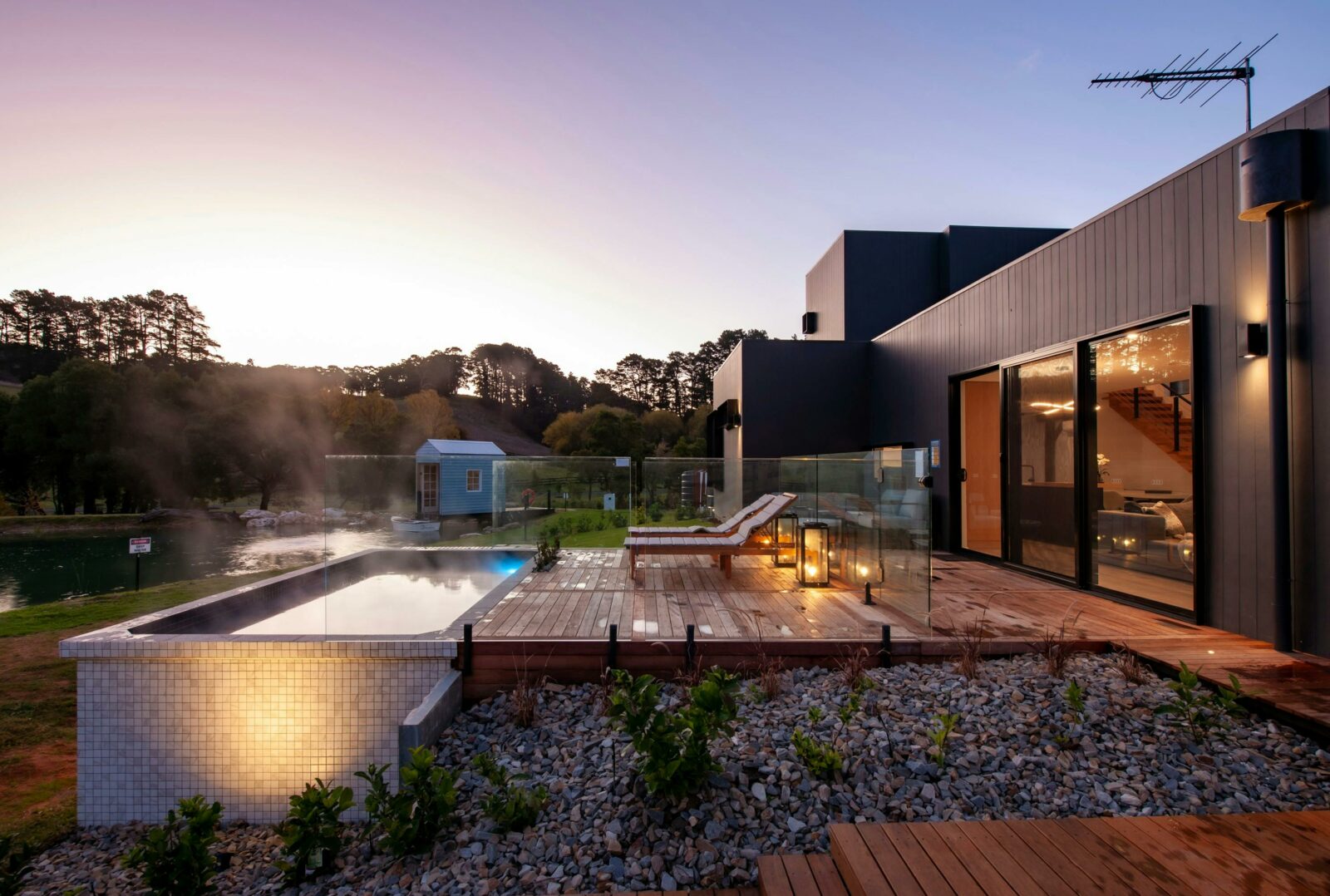 Fika's plunge pool