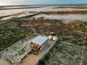 Aerial shot Shorebird Studio