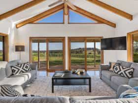 Lodge Room overlooking the vineyard at Simon Tolley Lodge
