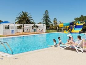 The Retreat Pool, Slides and Cabanas