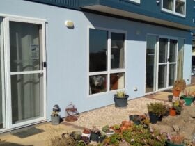 Sunny and north facing, designed for cosy in Winter, cool in Summer.
