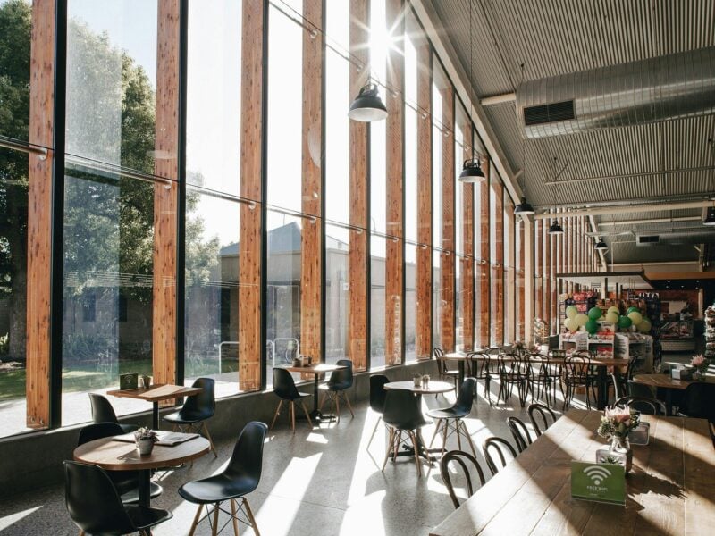 View inside Fresh Cafe