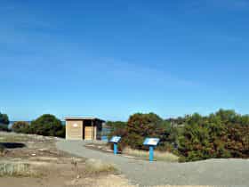 This purpose built hut has a viewing area for avid bid watchers to use