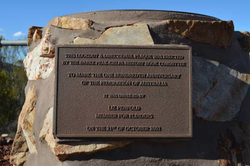 Federation Hill Plaque