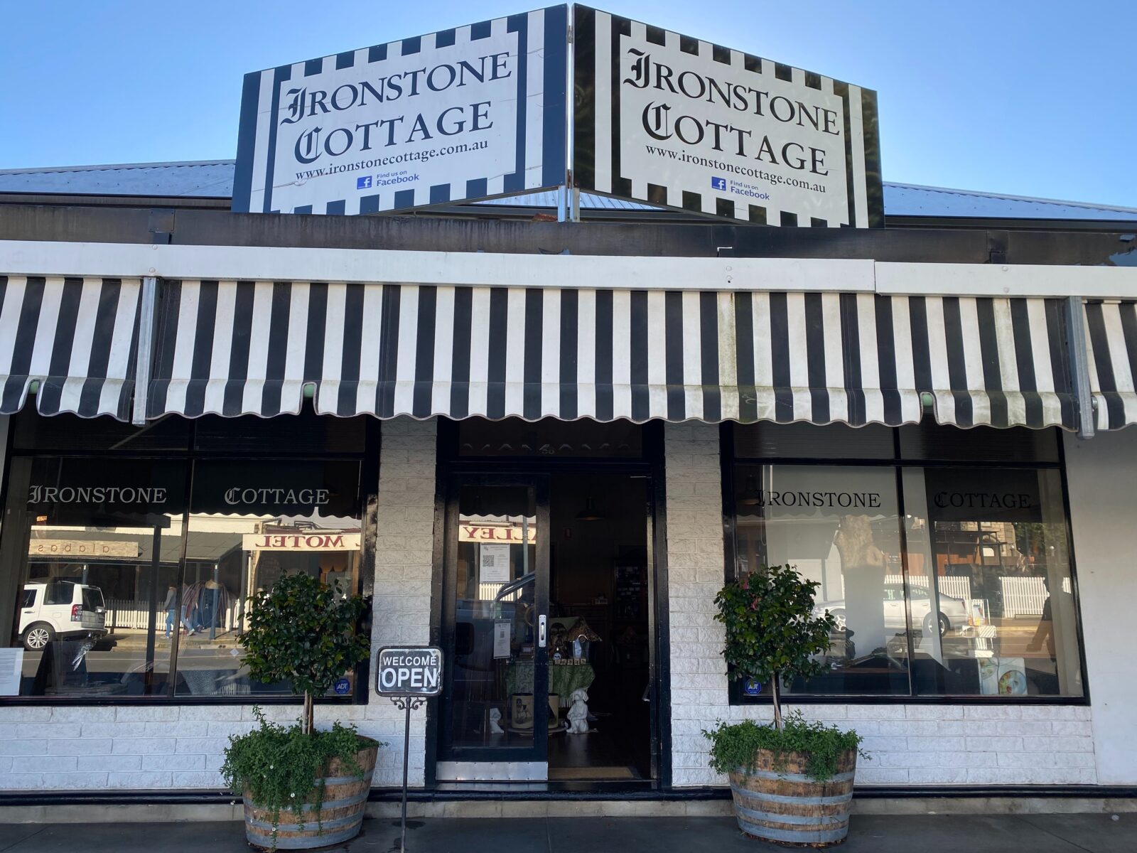 Shop front of Ironstone Cottage