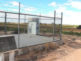 The monument was unveiled at the official opening of the Loxton Irrigation Area in 1949.