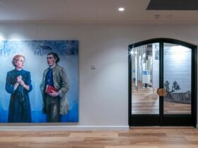 Beautiful and popular image of Mary MacKillop and Fr Julian Tenison Woods: co-founders