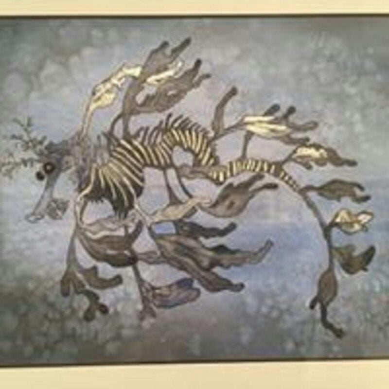 An example of art work on display