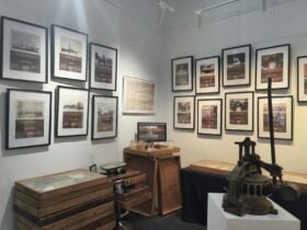 hisotric items and photographic display