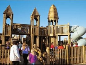 Port Noarlunga Jubilee Adventure Playground Wooden Forte