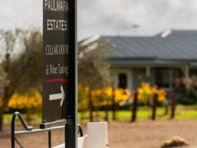 Cellar Door sign at property entrance