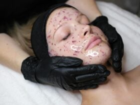 Demonstration of Goji Berry Bliss Facial Treatment.