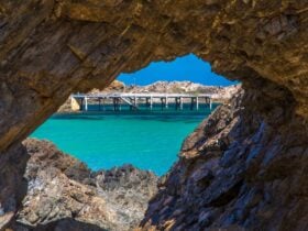 Iconic view of the Second Valley Jetty through a popular instagram spot.