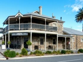The Commercial Hotel listed on the National Trust Register still has many of the original features.