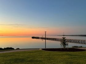 Streaky Bay Jetty at sunset
