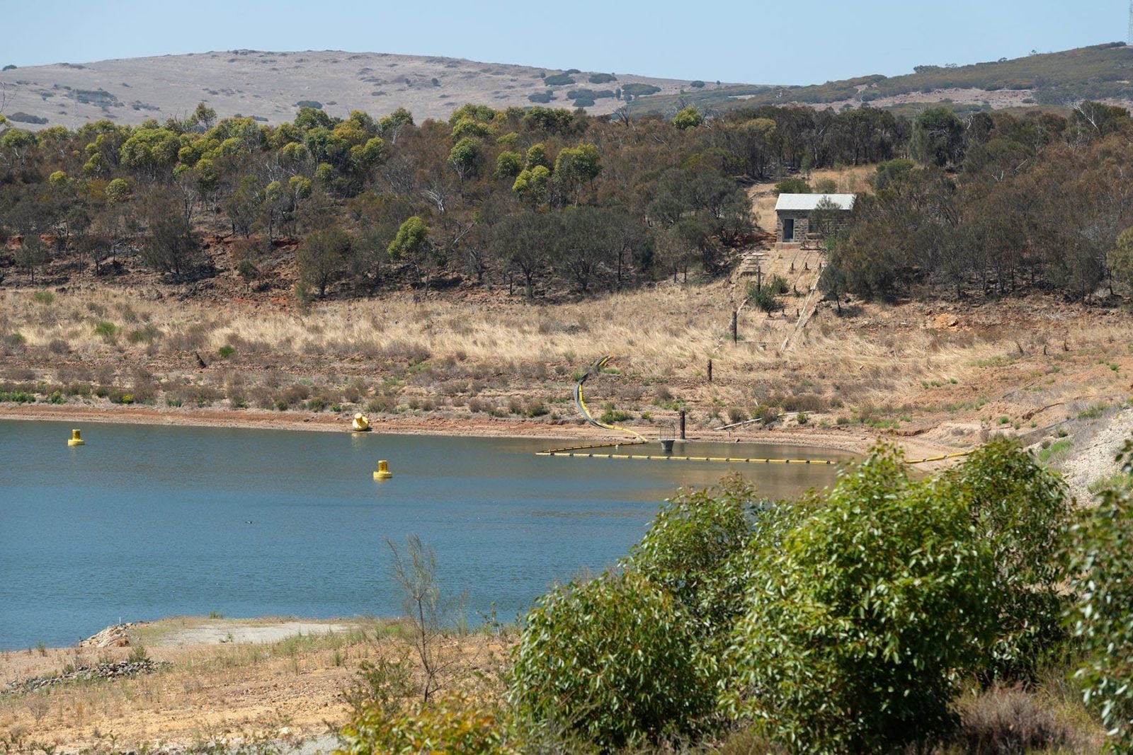 Aerial view of Tod River Reservoir Reserve