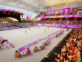 AI generated view of the layout on Centre Court