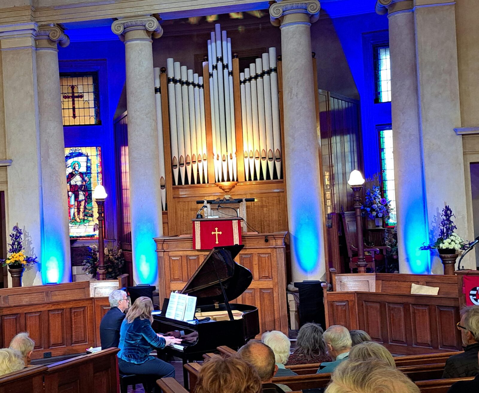 Emma and Peter at the piano