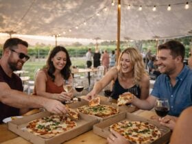 Gather Round Eve in the Marquee at Kies