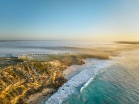 Sunrise at Southern Ocean Lodge, Kangaroo Island