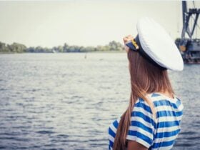 Sailor looking out over the water
