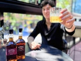 person with Jack Daniel