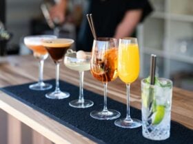 Cocktail Line Up at The Table Cafe