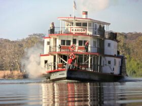 PS Marion under steam