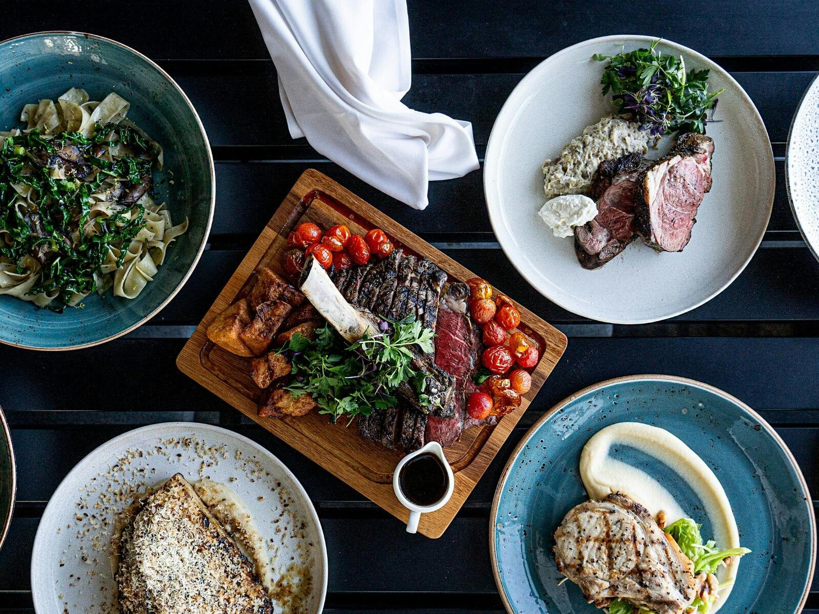 Table with Roast Lunch