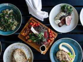 Table with Roast Lunch