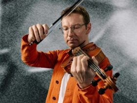 A viola player and their instrument