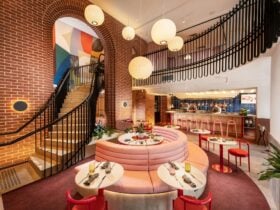 Market & Meander interiorhighest rooftop bar