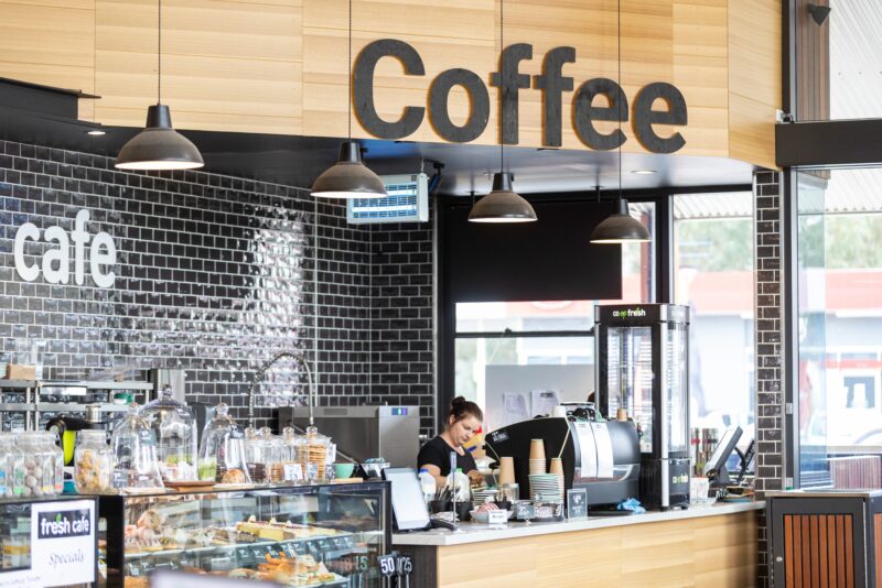 Making coffee