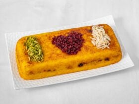 Persian Saffron Chicken Rice A delicious blend of tender marinated chicken and saffron rice