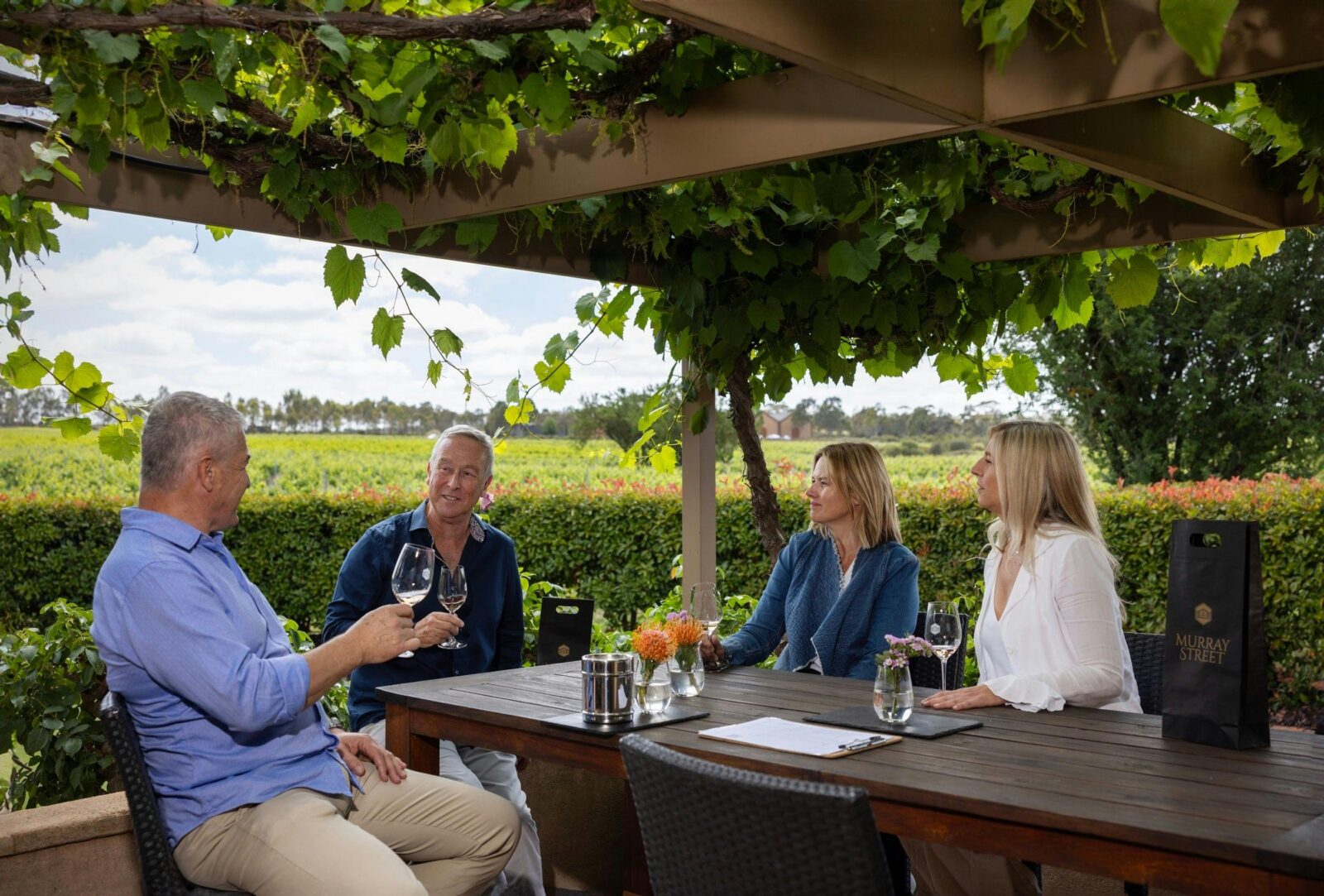 Tasting with Guests at Murray Street