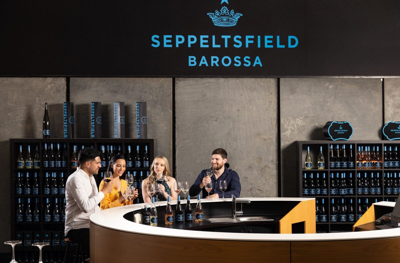 Wine tasting in cellar door