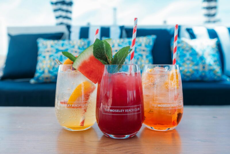 Group of cocktails