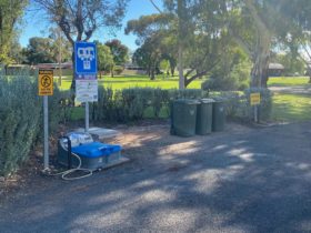 Waikerie RV Dump Point, bins, potable water