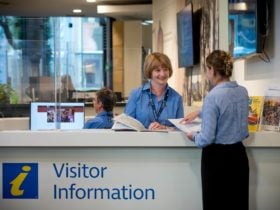 visitor centre counter
