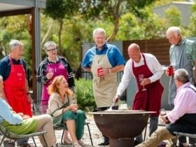 Cooking at the fire place